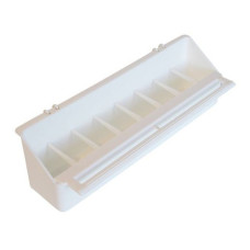 Comedouro C/ Ganchos 7 Divisões Branco 20.6Cm